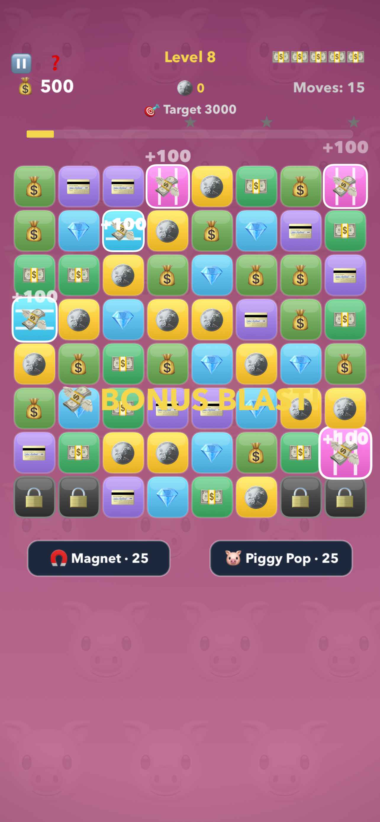 Bank Blast BONUS BLAST finale