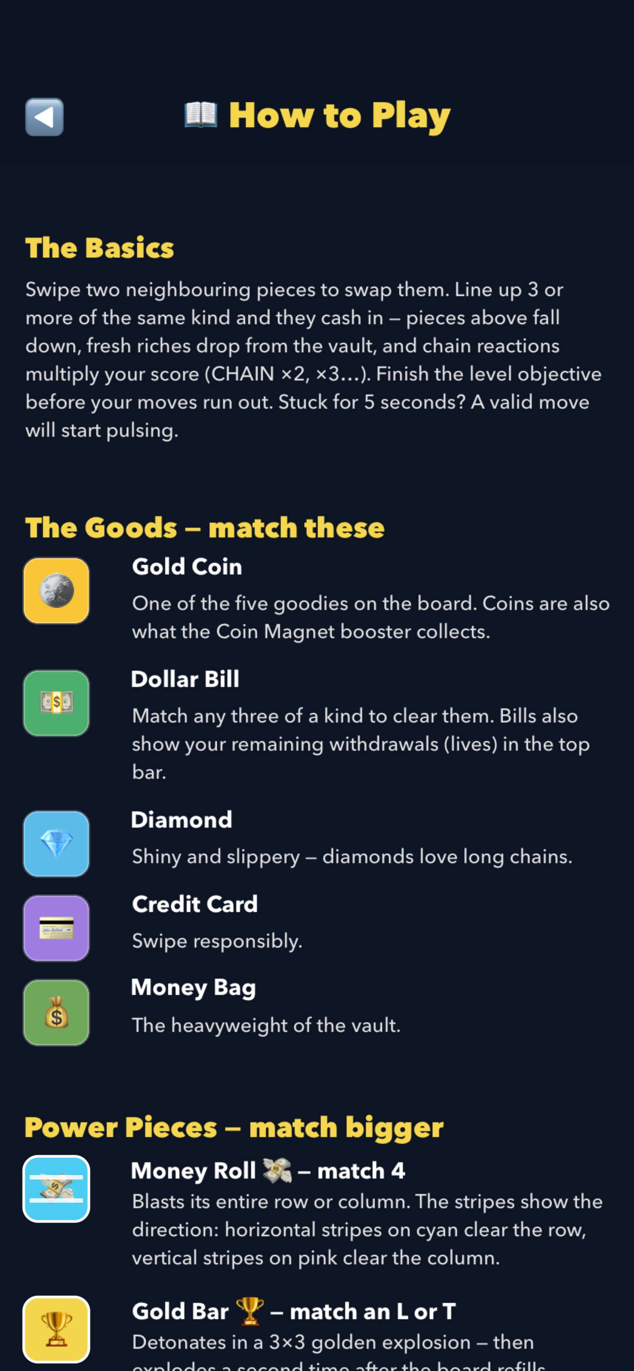 Bank Blast How to Play guide