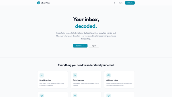 Inbox Pulse screenshot
