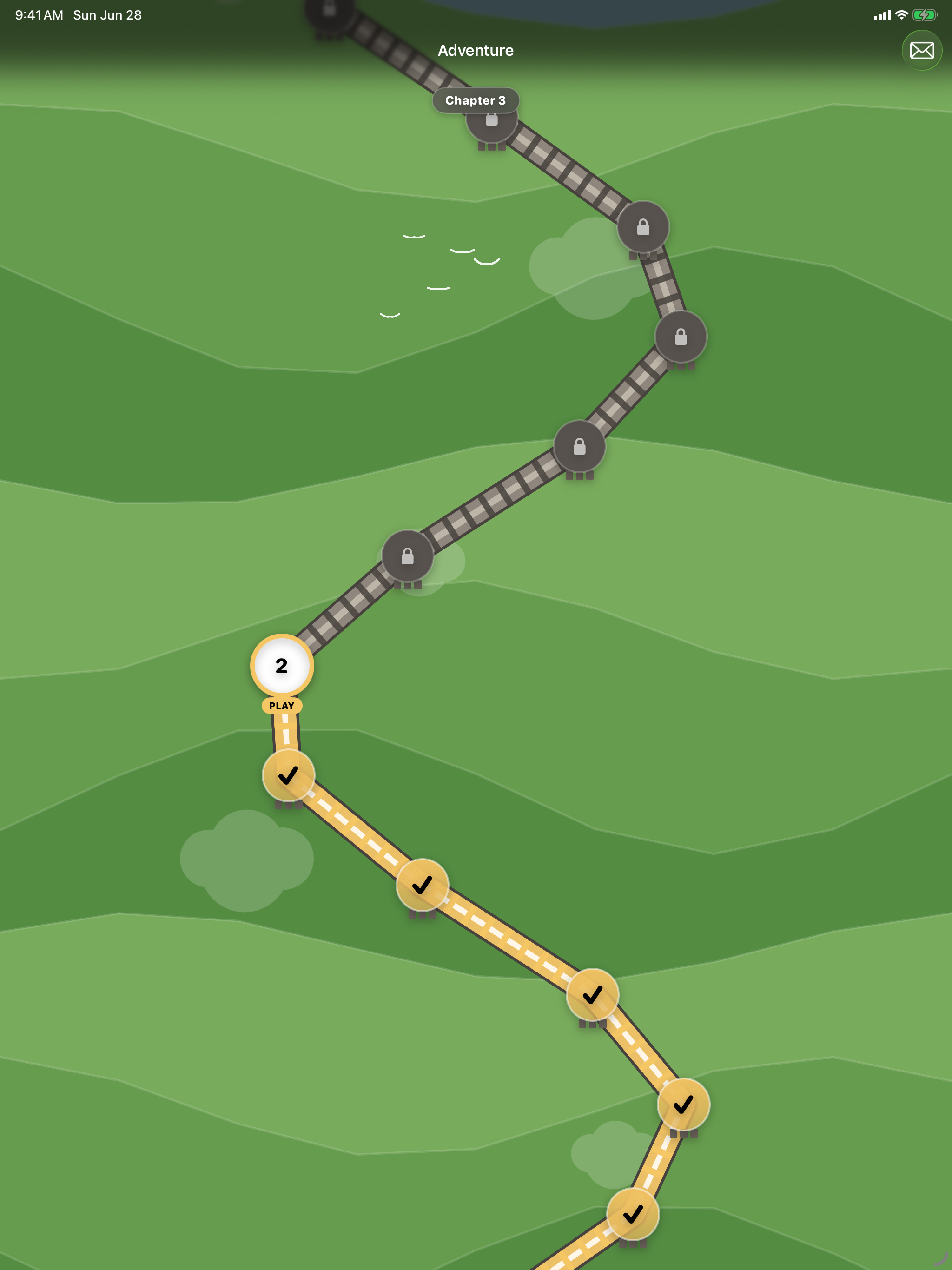 Mahjong Universe animated Adventure map