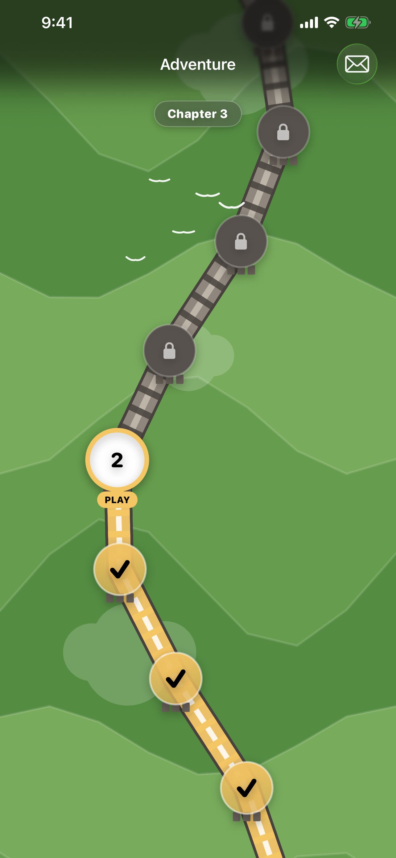 Mahjong Universe Adventure map on iPhone