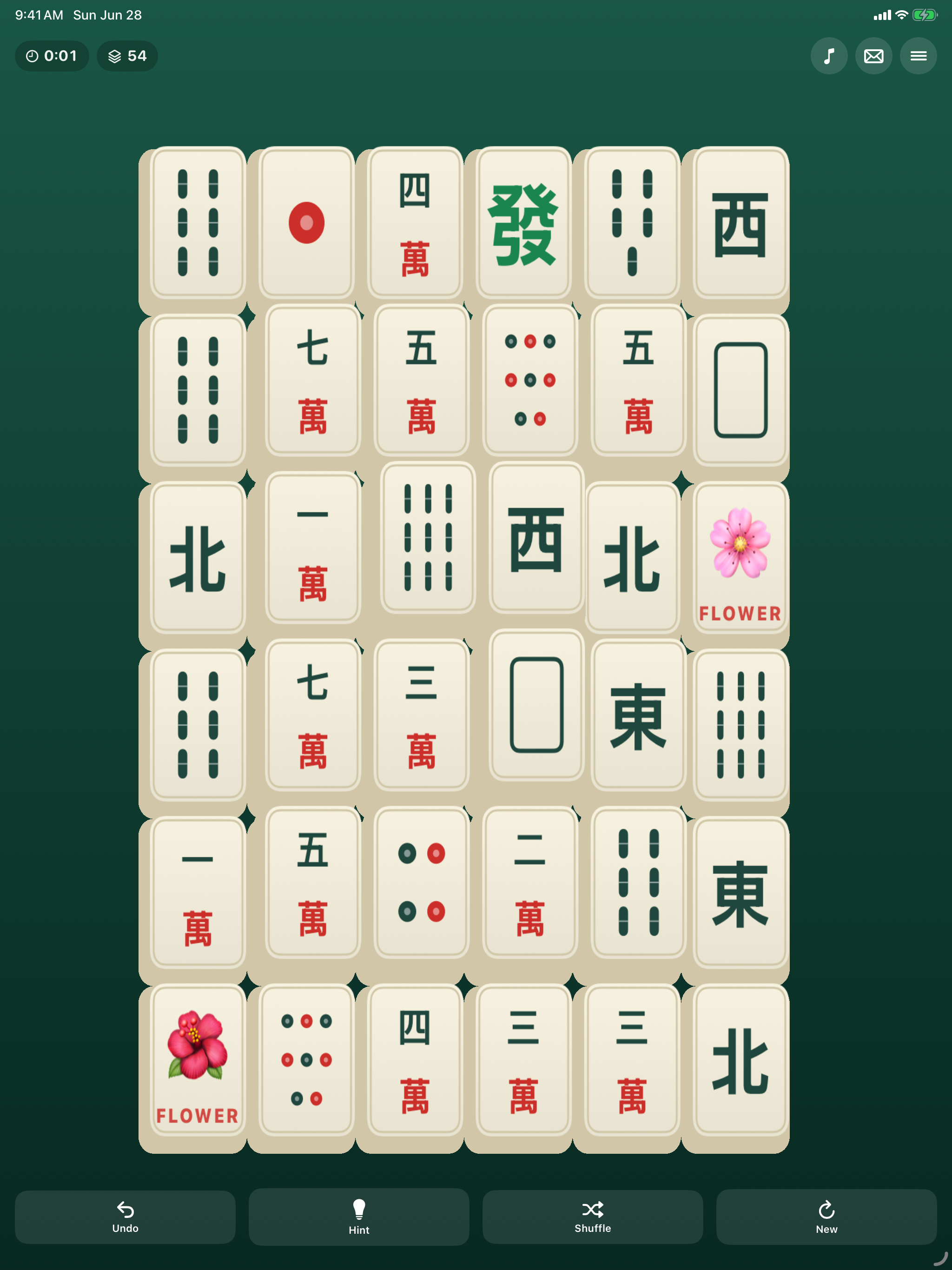 Mahjong Universe iOS app screenshot
